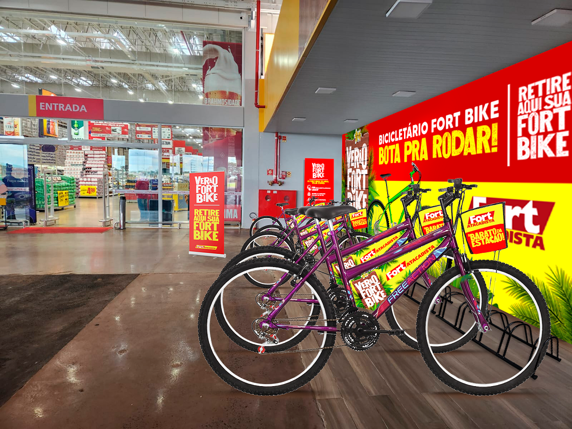 “Fort Bike”: Rede atacadista disponibiliza dezenas de bicicletas gratuitas para população em Florianópolis