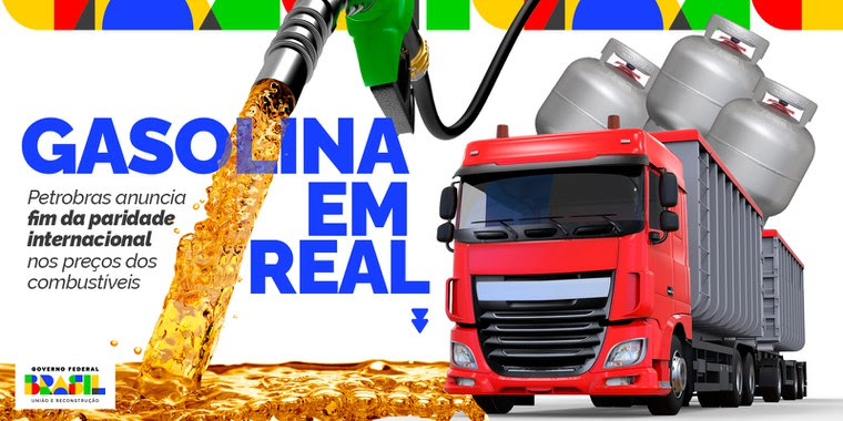 Petrobras anuncia queda na gasolina, diesel e gás de cozinha