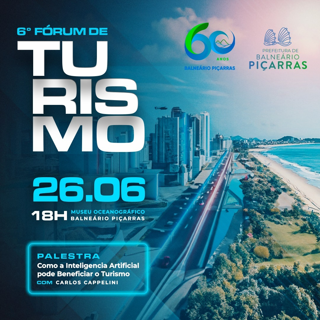 Prefeitura de Balneário Piçarras promove 6º Fórum de Turismo dia 26 de junho