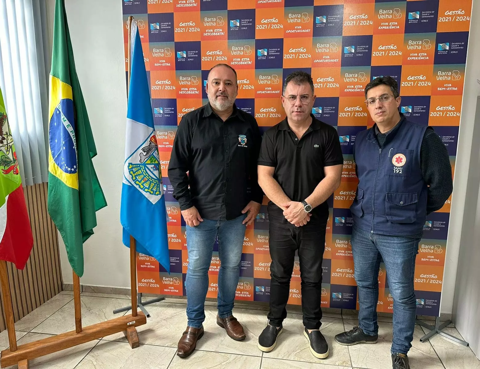 Técnico do Samu realiza visita a Barra Velha para discutir instalação de unidade na cidade