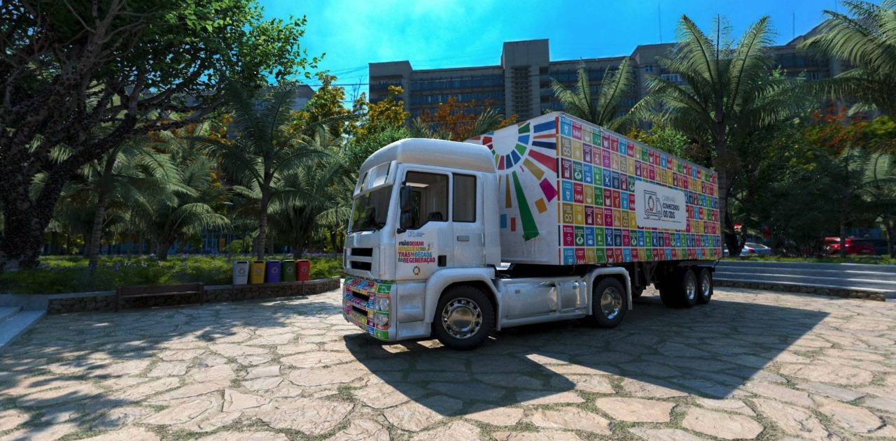 Caminhão “Conhecendo os ODS” chega a Itapoá com serviços e atividades sociais e culturais para toda a família