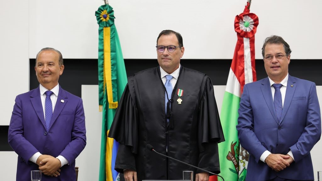 Governador Jorginho Mello participa da posse do novo comando do Tribunal de Justiça de Santa Catarina