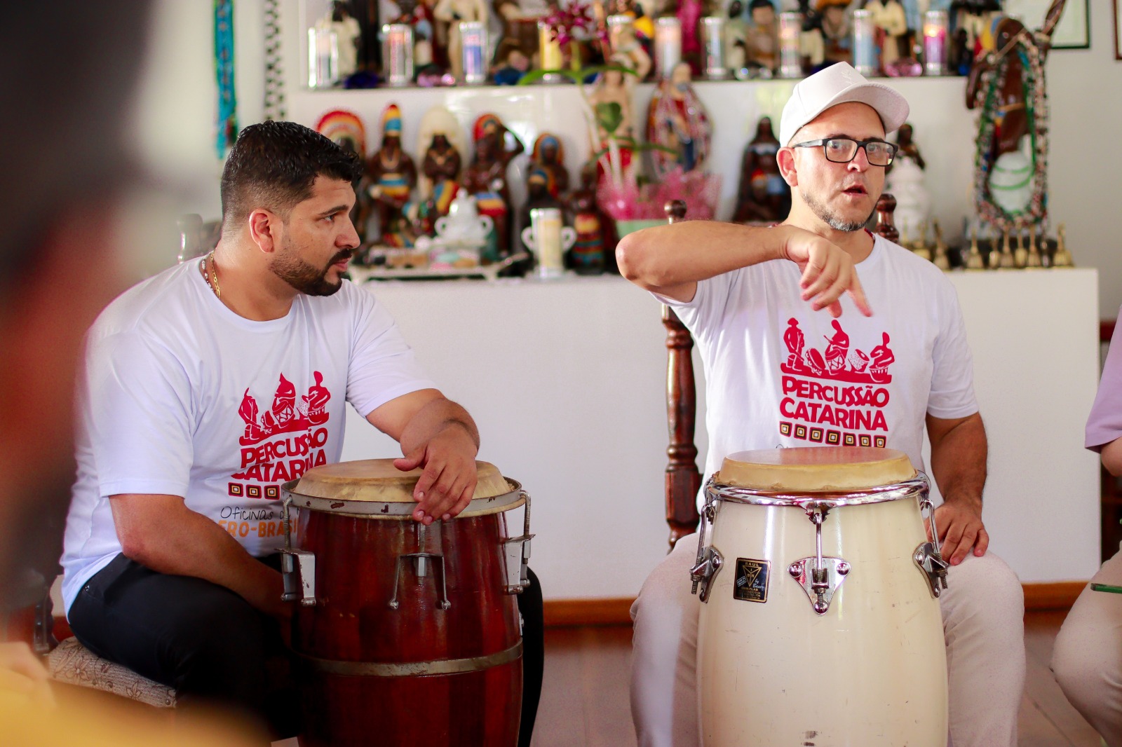 Projeto Percussão Catarina leva oficina de ritmos afro-brasileiros para Navegantes