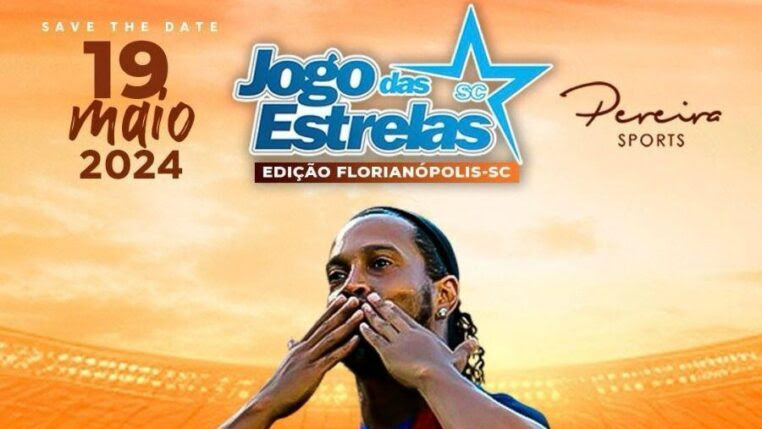 Organização confirma cinco novos convidados no Jogo das Estrelas, em Florianópolis