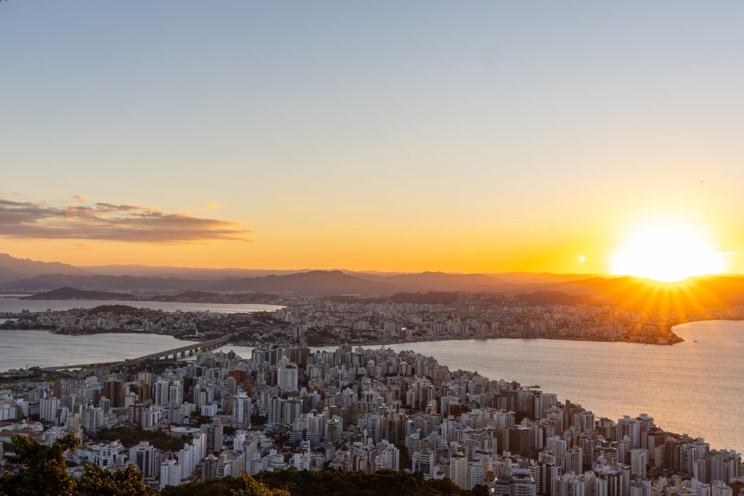 Semana começa em Santa Catarina com tempo firme e termina com chuva e frio 