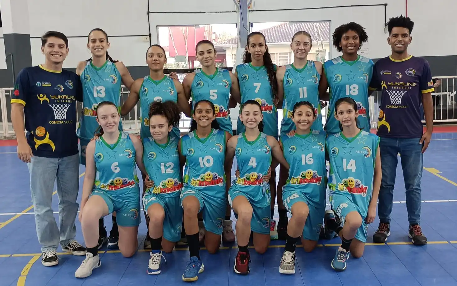 Basquete feminino conquista 3º lugar no Campeonato Sul Brasileiro de Clubes Sub-14