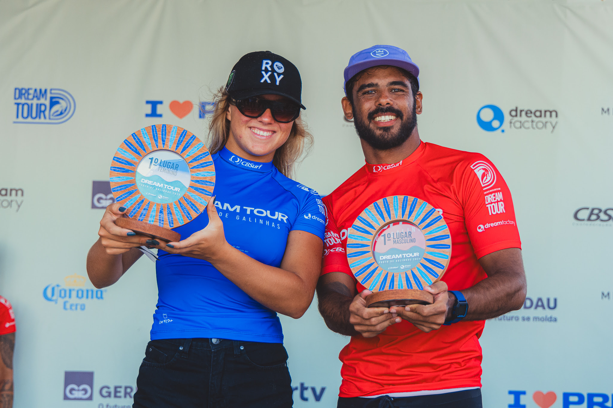 Laura Raupp e Edgard Groggia são os campeões do Dream Tour Porto de Galinhas