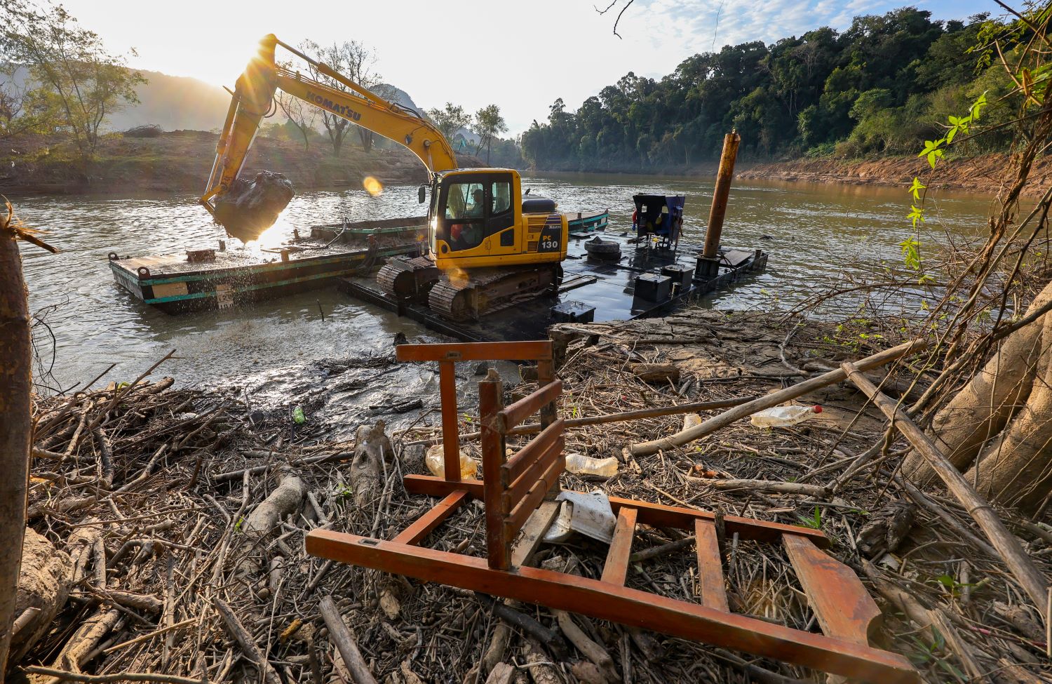 Governo de Santa Catarina segue empenhado no desassoreamento do Rio Itajaí-Açu