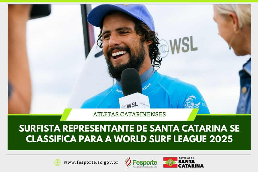 Formado no surf catarinense, Ian Gouveia garante retorno para a WSL em 2025