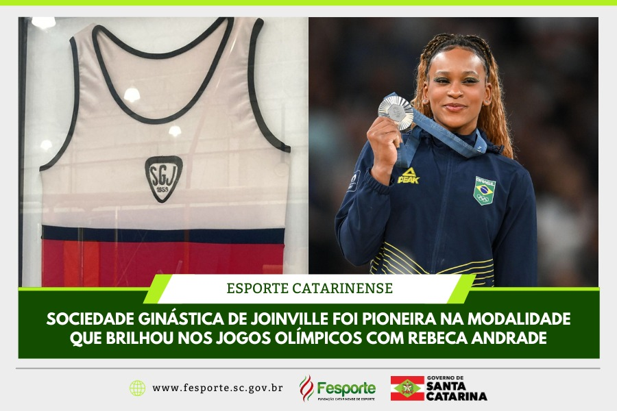 Sociedade Ginástica de Joinville foi pioneira na modalidade que emocionou o Brasil nas Olimpíadas de Paris