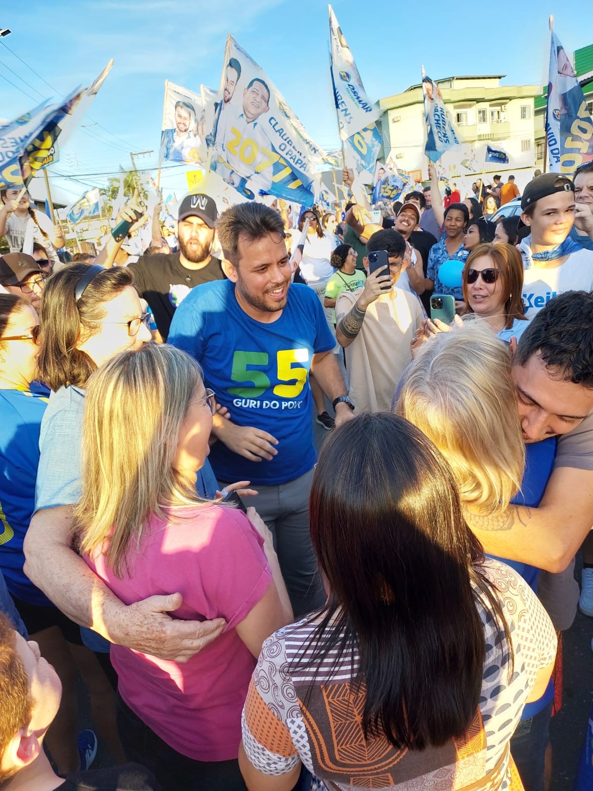 Grande Carreata de “Osmar Teixeira” em Itajaí, com seis quilômetros, mostra a força da ‘Mudança de Verdade em Itajaí’