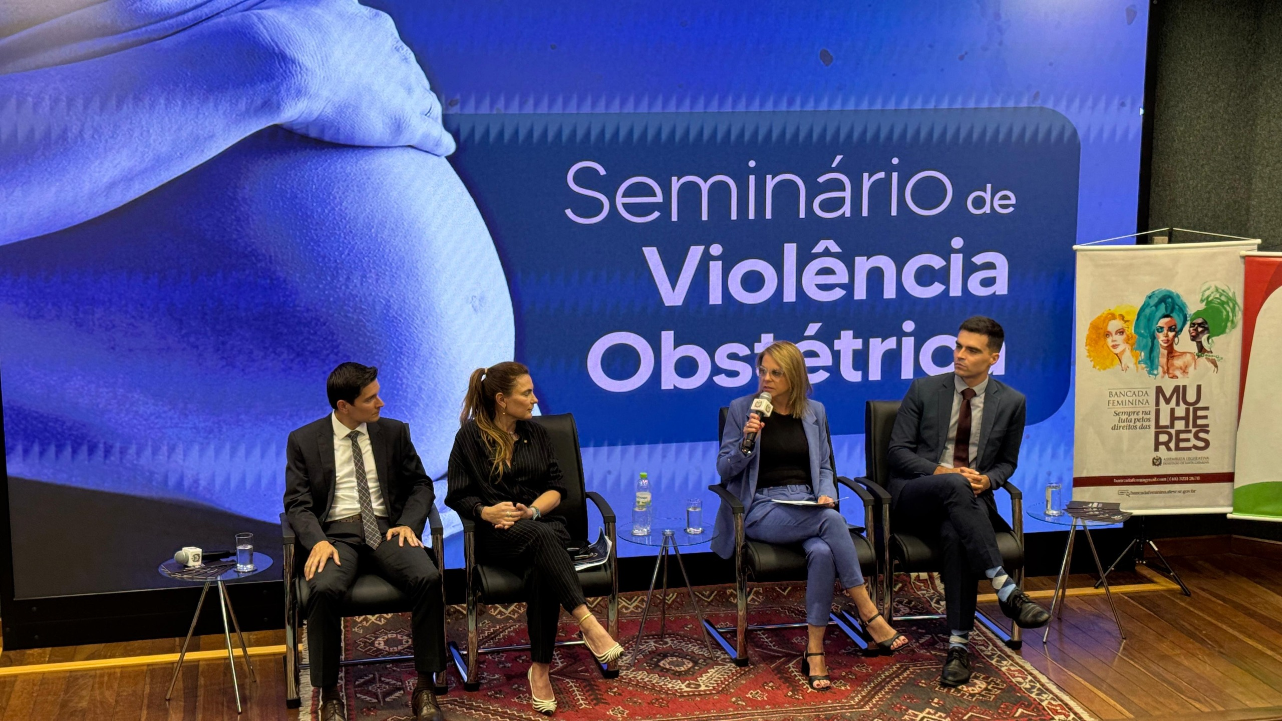 Maternidade em pauta. “Seminário na Alesc” discute violência obstétrica e lança materiais informativos