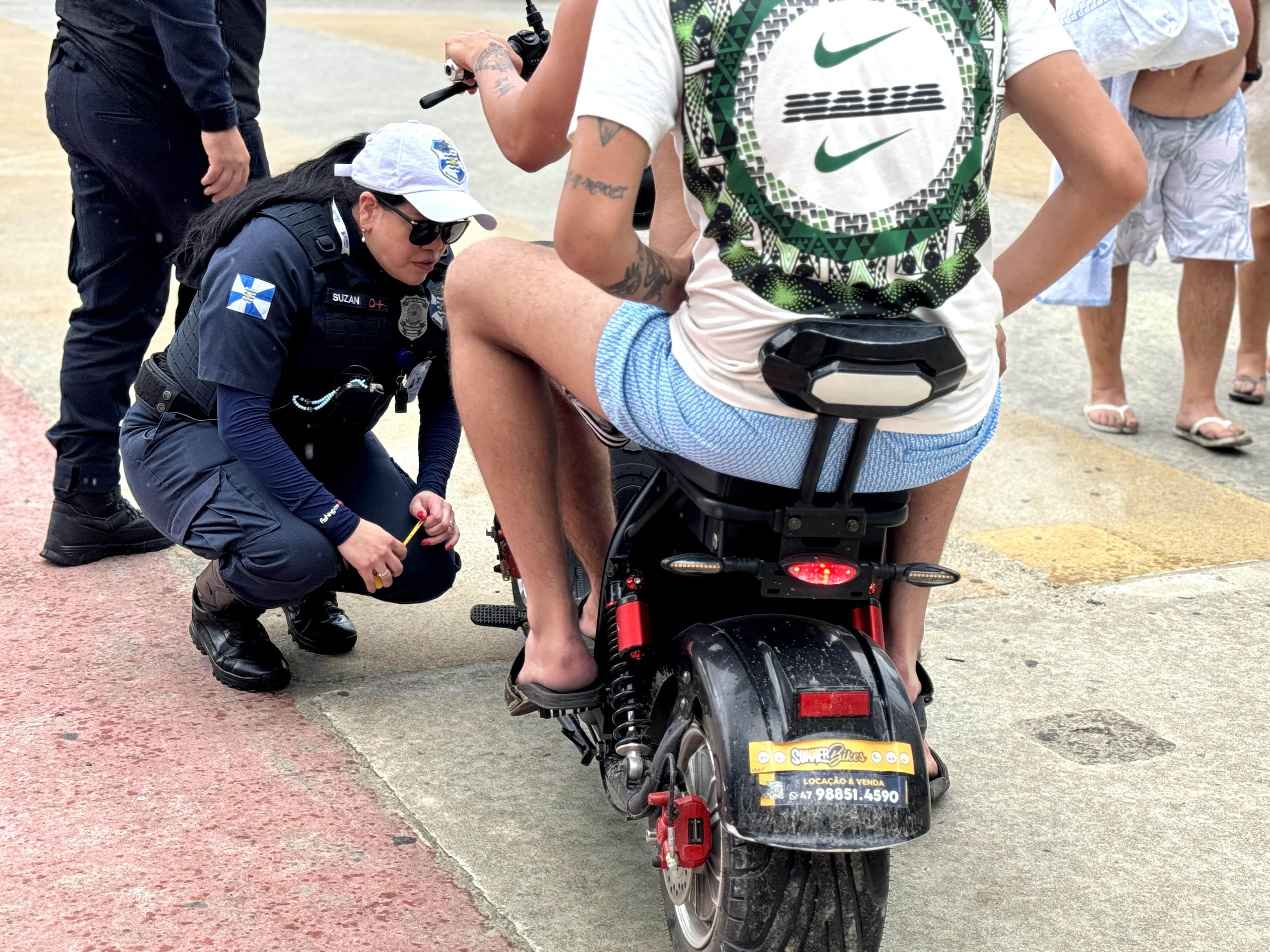 Fiscalização de “ciclomotores e autopropelidos” completa um mês em Balneário Camboriú Fiscalização de “ciclomotores e autopropelidos” completa um mês em Balneário Camboriú