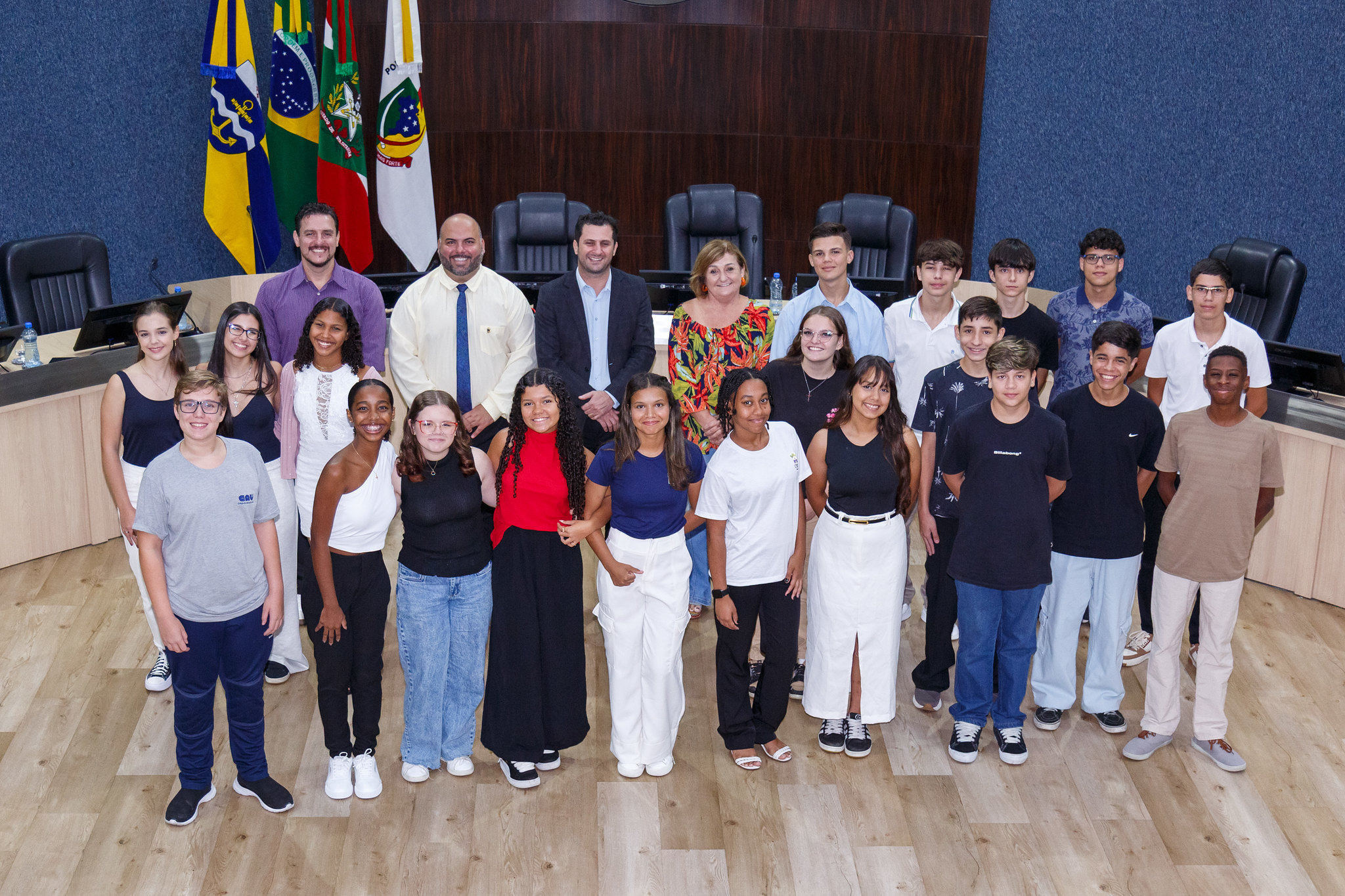 Vereadores Mirins de Itajaí tomam posse para a 3ª Legislatura