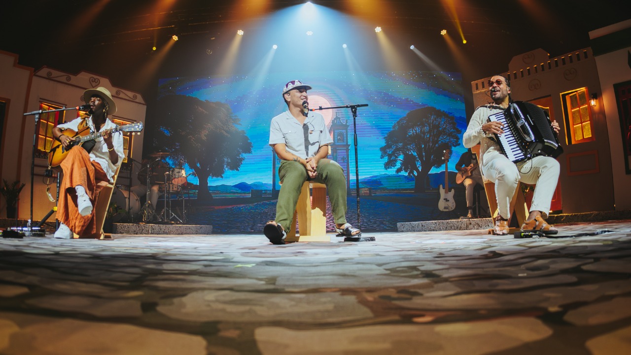 João Gomes, Mestrinho e Jota.Pê apresentam o projeto Dominguinho no Music Park BC