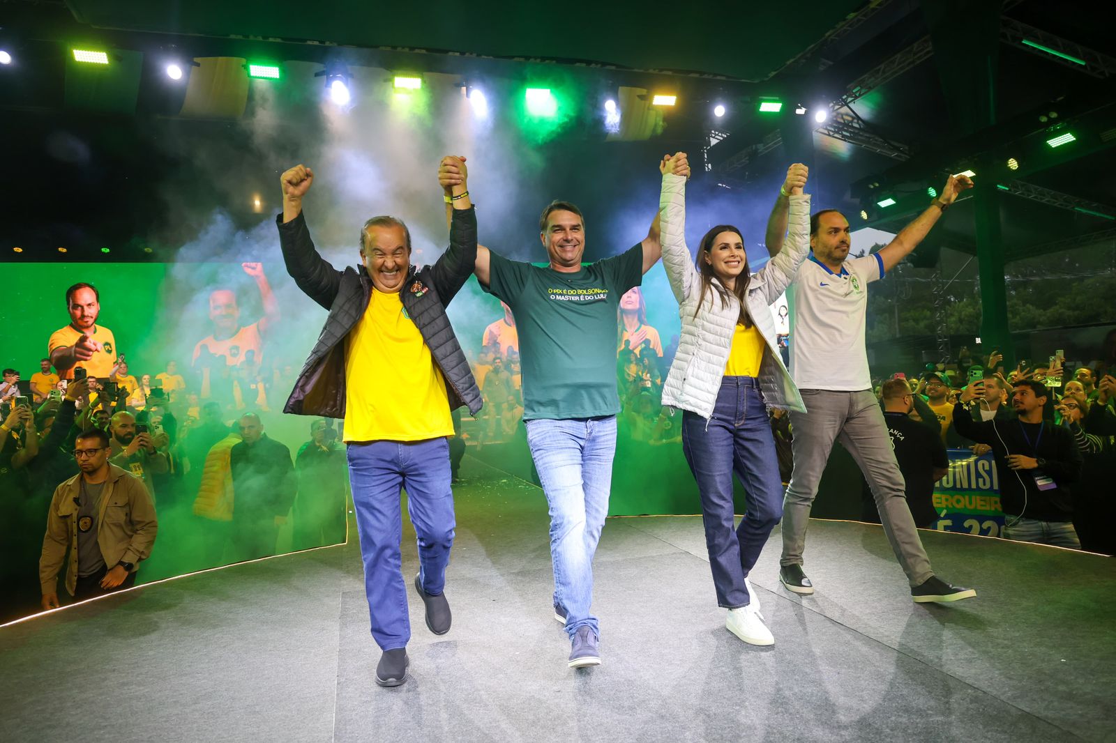Ato Histórico em Florianópolis: PL Lança Pré-Candidaturas de Flávio Bolsonaro e Jorginho Mello