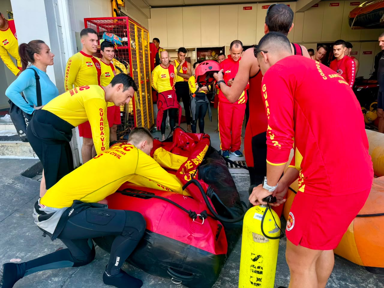 Defesa Civil de Camboriú Participa de Treinamento Avançado de Resgate e Salvamento